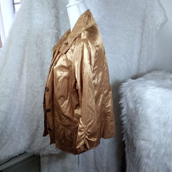 RUBY RD. GOLD JACKET SZ.14 EUC - Picture 3 of 6